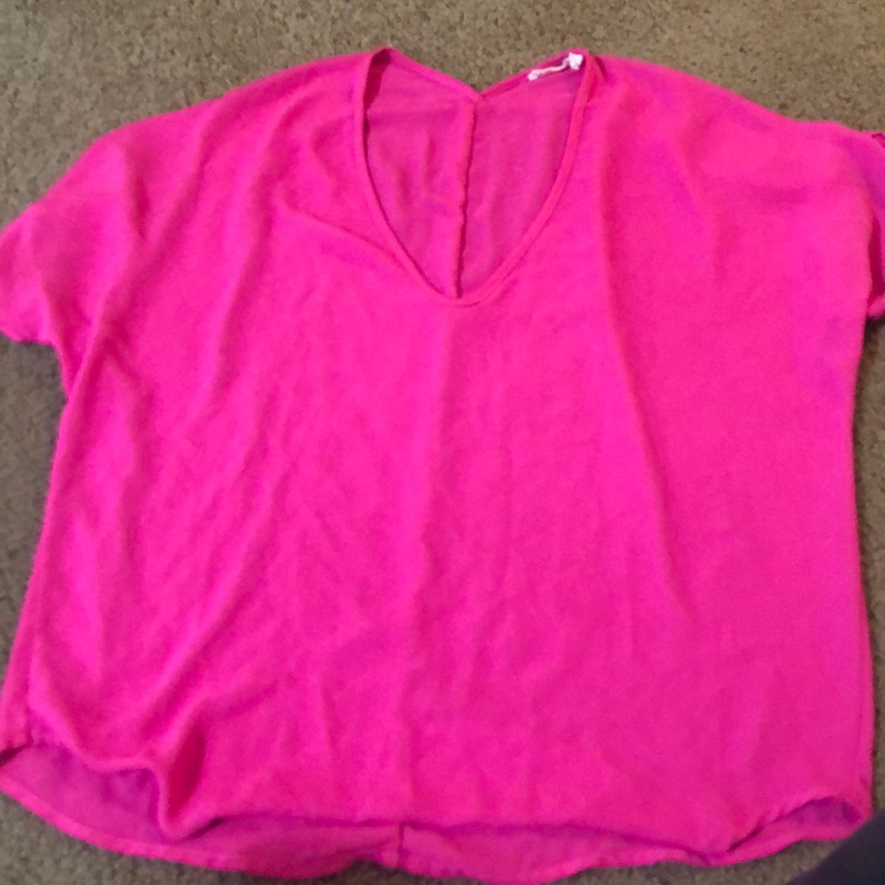 Hot pink tunic